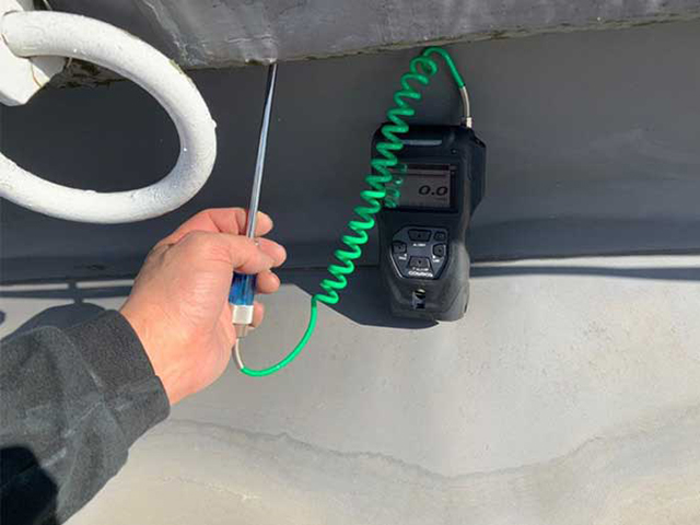 ガス調査（トレーサーガス調査）